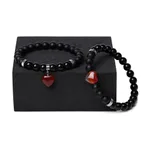 Striped Heart Bracelet
