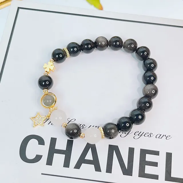 Sweet Cool Style Silver Stone Bracelet Personality Little Sister Star - Shop at LoveMi