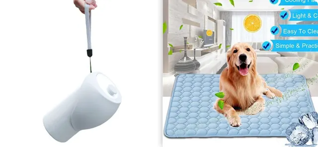 Pet Dog Cat Ice Silk Cold Nest Pad For Cooling In Summer Blue - Shop at LoveMi