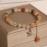 Colorful Hair Crystal Flowers