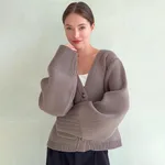 Loose Fashion Personality Sweater Women - Camel