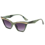 Green Printed Frame Double Tea