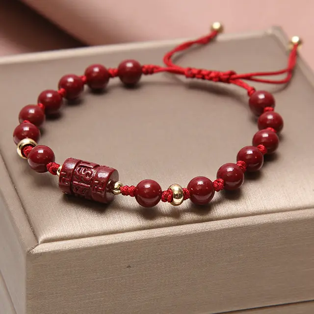 Natural Garnet Korean Style Light Luxury Multi layer Crystal Bracelet For Women Gray - Shop at LoveMi