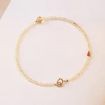 Cut Surface Yellow Crystal