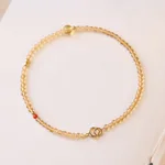 Round Bead Yellow Crystal