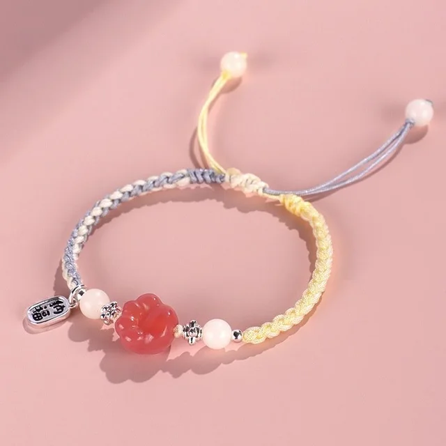New Product Cat's Paw Bracelet For Couple Women Lucky Yellow - Shop at LoveMi