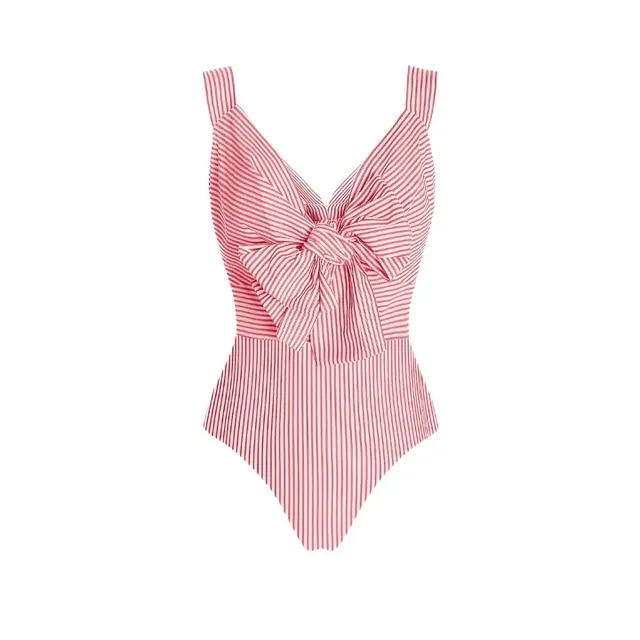 Bowknot Beautiful One piece Swimsuit Suit Bow Swimsuit - Shop at LoveMi