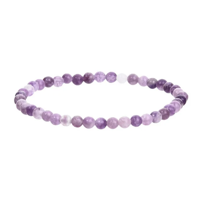 Niche Style Women's Elastic Bead Bracelet Purple - Shop at LoveMi