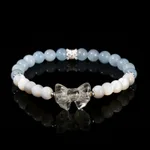 Blue Crystal Bow Bracelet