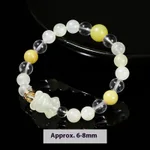 Jade Crystal Bear Bracelet