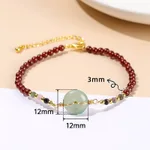 Garnet Peace Buckle