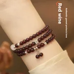 Flower Red Garnet