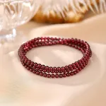 Garnet Simple Bracelet