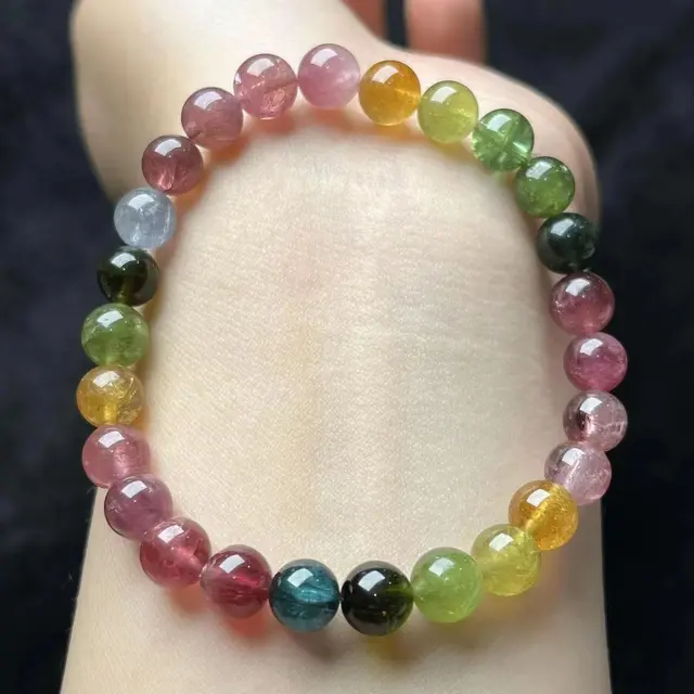 New Natural Color Tourmaline Bracelet Special interest Design Simple Bracelet Color Bracelet - Shop at LoveMi