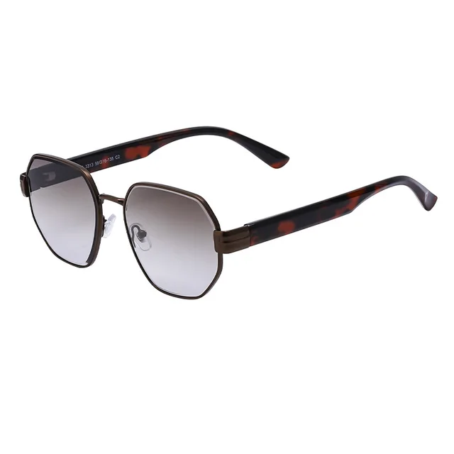 Square Women's Outdoor Fashion Street Shooting Sunglasses C2 Matte Tea Bag - Shop at LoveMi
