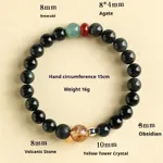 8Mm Obsidian Bracelet