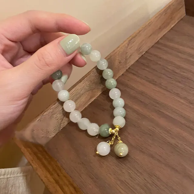 Small Rice shaped Beads Multi layer Beaded Bracelet Female Ethnic Style Light Luxury Minority Vintage Jewelry White Round Beads - Shop at LoveMi