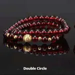 Garnet Double Ring
