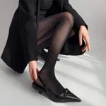Black Shiny Vertical Stripes