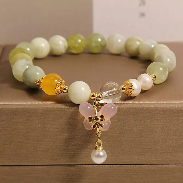 Female Versatile Creativity Mori Style Bracelet Green - Shop at LoveMi