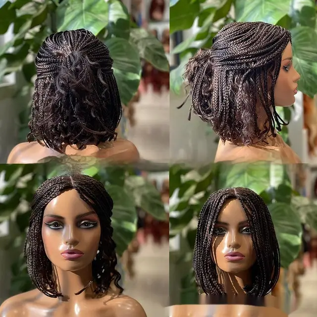 Wig Bohemian Hand woven Three strand Braid Wave Female Headgear Style 2 - Shop at LoveMi