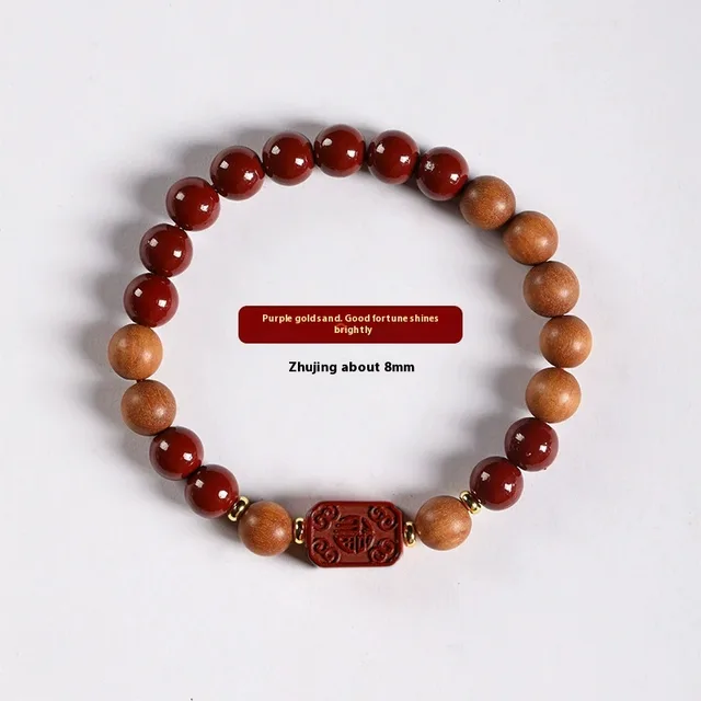 Original National Lucky Lucky Purple Gold Sand Sandalwood Beads My Lucky Stars Style - Shop at LoveMi