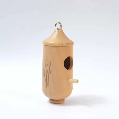 Hummingbird Hanging Swing Bird Nest House Wooden Craftwork - Shop at LoveMi