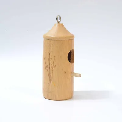 Hummingbird Hanging Swing Bird Nest House Wooden Craftwork - Shop at LoveMi