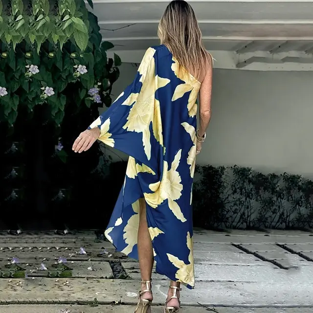Beach Holiday Floral Print Loose Swing Dress Picture 12 - Shop at LoveMi
