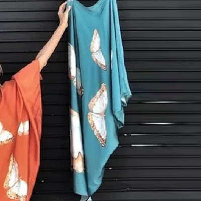 Beach Holiday Floral Print Loose Swing Dress Picture 6 - Shop at LoveMi