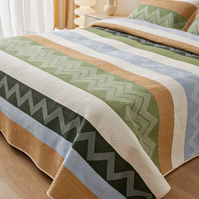 Cotton Printed Bed Sheet Summer Pure Cotton Breathable Three piece Set Single Piece - Shop at LoveMi