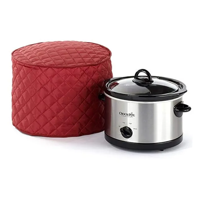 Round Soup Pot Anti dirty Cover Kitchen Household Appliances Protective Cover Wine Red - Shop at LoveMi