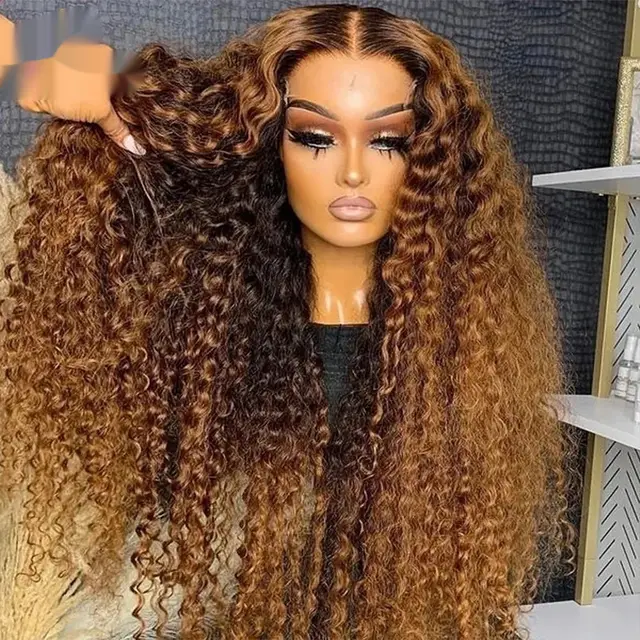 Curly Loose Deep Wave Lace Forehead Wig 13x4 13×4 - Shop at LoveMi