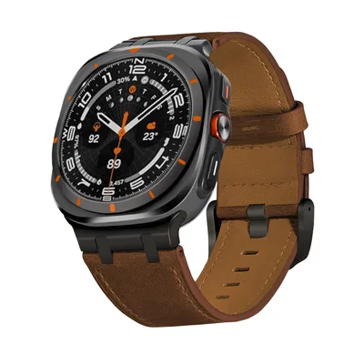 Crazy Horse Leather Top Layer Leather Strap Dark Brown Black Buckle - Shop at LoveMi