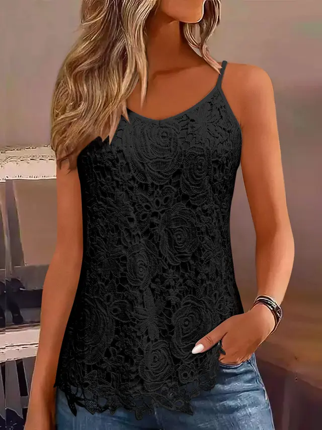 Fashion Temperament Women's Tops With Narrow Straps Black - Shop at LoveMi