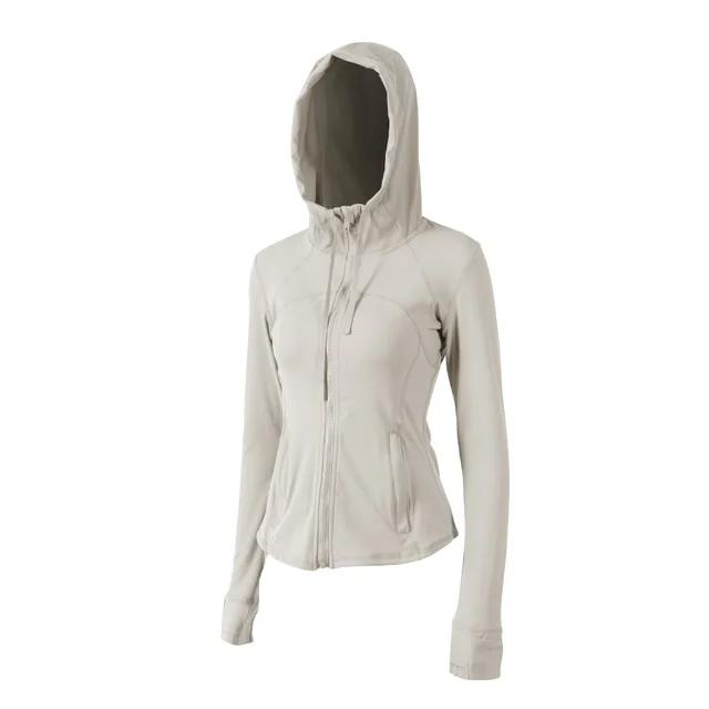 Autumn Yoga Clothes Hooded Fitness Hoodie Quick drying Albumin 033 Hoodie - Shop at LoveMi