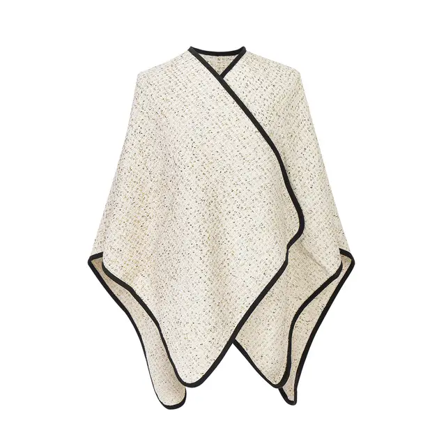 Wool Gold Silk Classic Style Shawl Wool Gold Silk - Shop at LoveMi