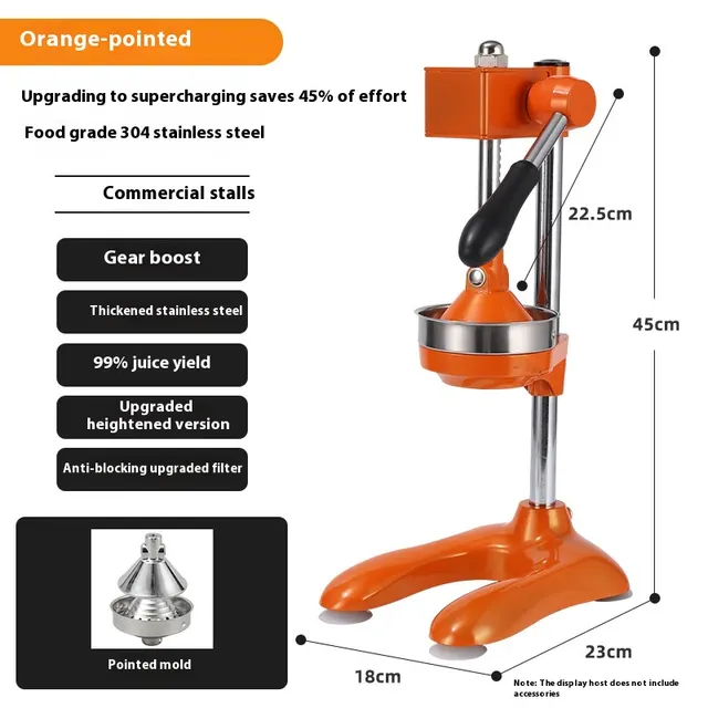 Vertical Stainless Steel Manual Juicer Household Orange - Shop at LoveMi