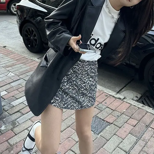 Retro Black Loose Style Fashionable Jacket Black - Shop at LoveMi
