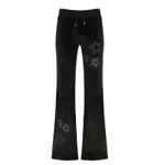 Drilling Low Waist Drawstring Patchwork Slimming Casual Pants - 24328 Trousers