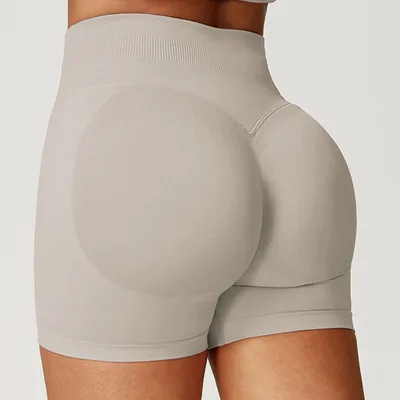 Fashionable And Individual Sports Shorts For Women Feather Rice M - Shop at LoveMi