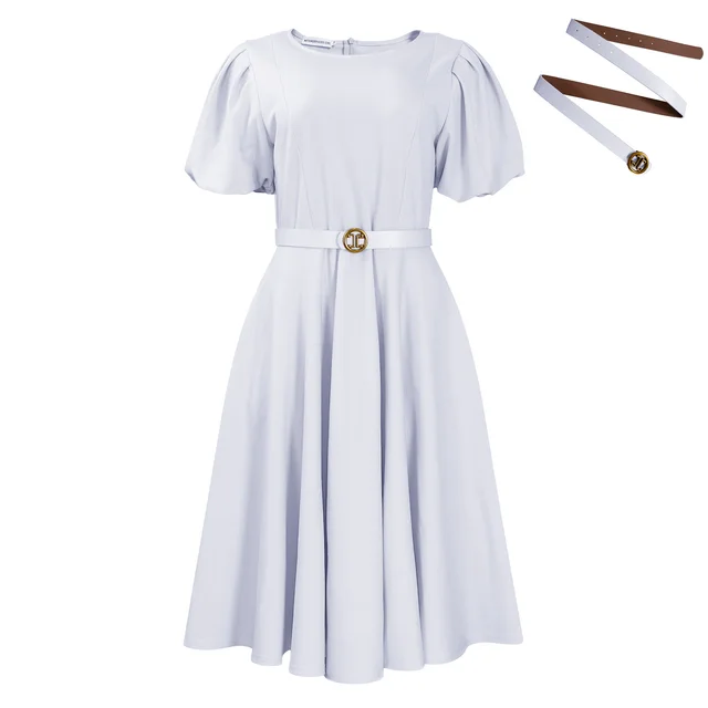 Large Skirt High Waist African Dress Large White Belt - Shop at LoveMi