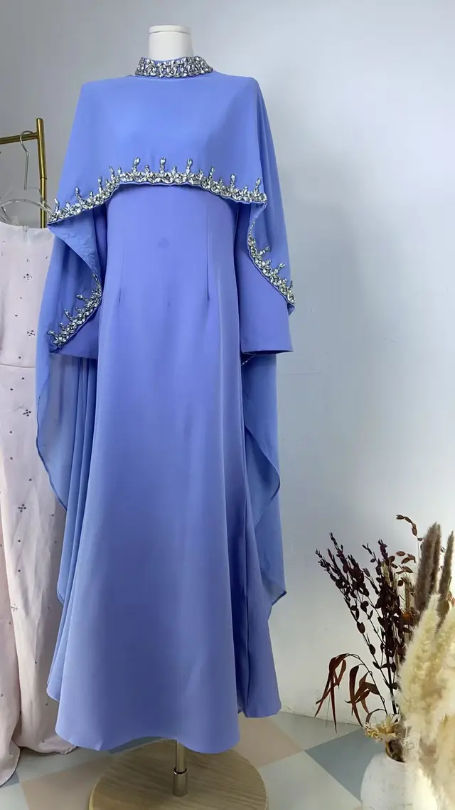 Women's Fashion Personalized Tassel Dress Robe Blue - Shop at LoveMi