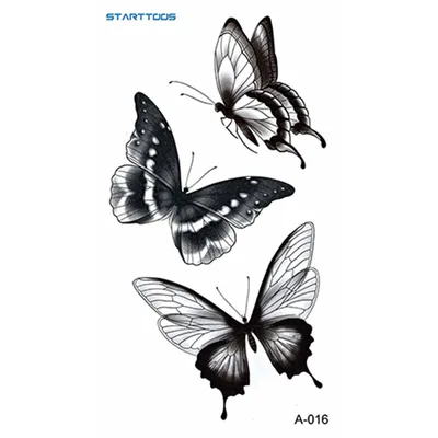 Simple Small Pattern Semi permanent Tattoo Sticker A016 - Shop at LoveMi