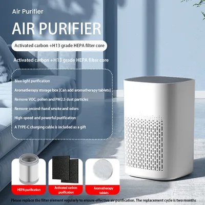 Air Purifier Deodorant Office Desk Surface Panel Heating Machine Purifier - Shop at LoveMi