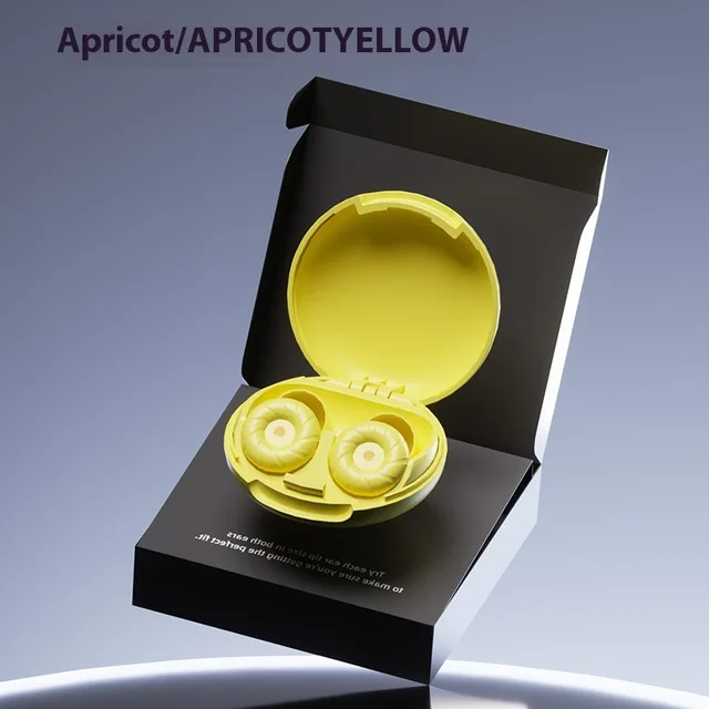 Noise Reduction Soundproof Sleep Earplugs Silicone Yellow - Shop at LoveMi