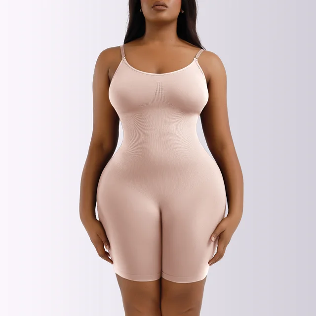 European And American Plus Size Postpartum Hip Lifting Seamless Corset For Women Skin Color - Shop at LoveMi
