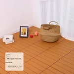 Environmentally Friendly Splicing Wear-resistant Non-slip Plastic Floor - Wood Grain Orange