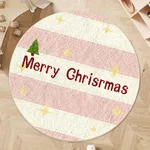 Pink Round Christmas