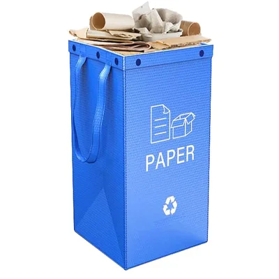 Handbag Waterproof Garbage Classification Furniture Environmental Protection Blue 1 - Shop at LoveMi